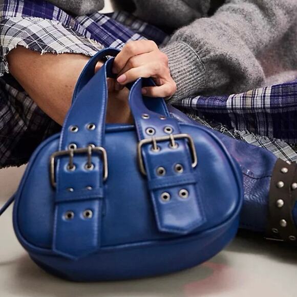 Free People Say Yes Leather Bag - Picture 1 of 8